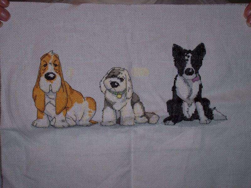 Woodland sampler and dogs 002