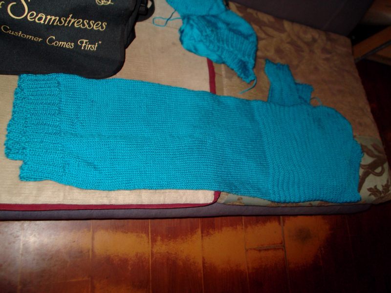 Food, kniting, me and wine 009