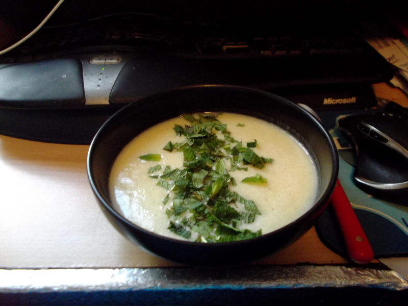 Needlepoint and food! 003