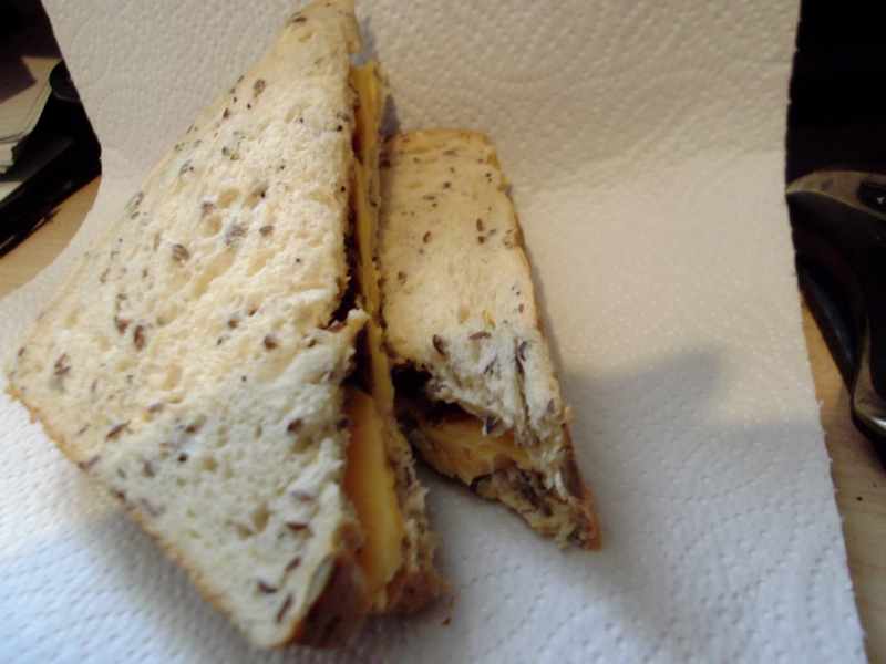 Cheese and pickle  ragu and shrug 001