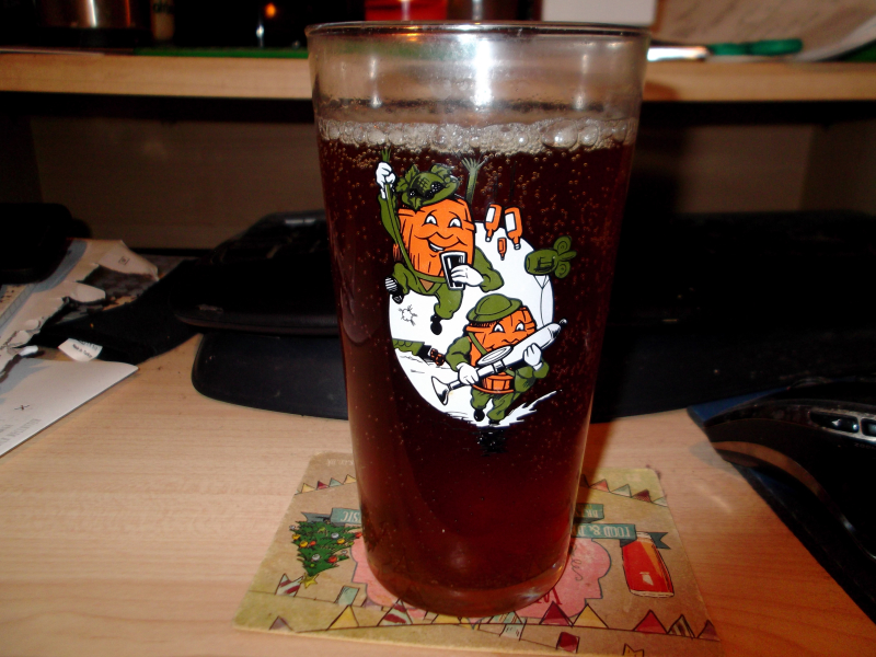 Ginger beer and Quorn sandwich 001