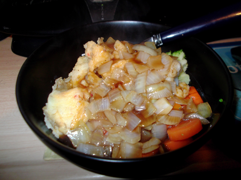 Cheese and Branston  Woolton Pie 002