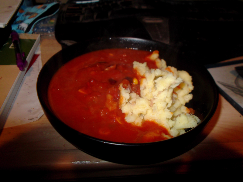 Mixed bean goulash Mixed bean goulash