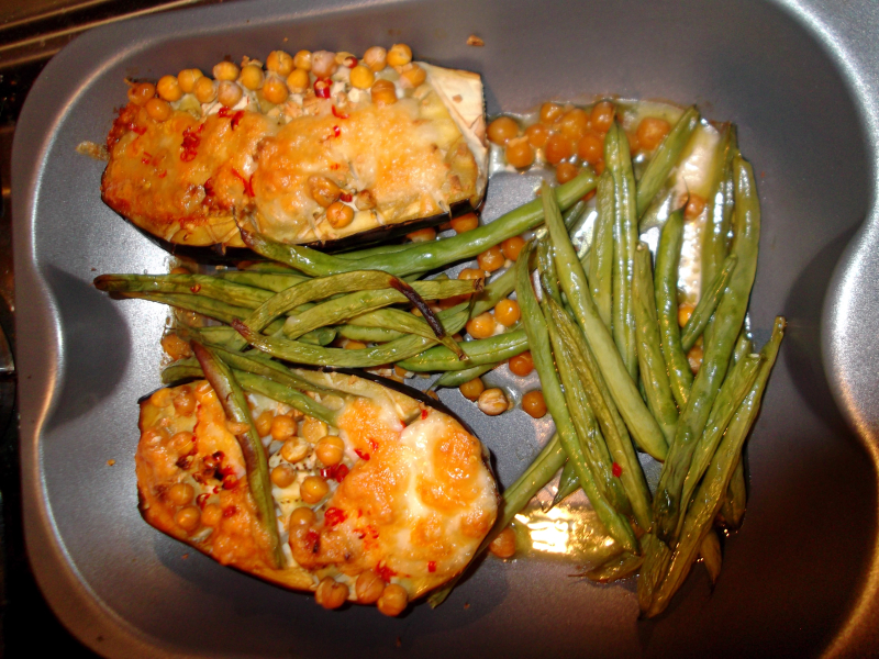Aubergine and mozzarella bake Aubergine and mozzarella bake
